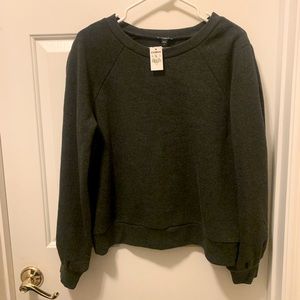 NWT Express Soft Charcoal Sweater